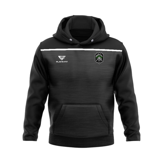 Dromara Village FC Hoodie Spirit (Black/White) - Adults