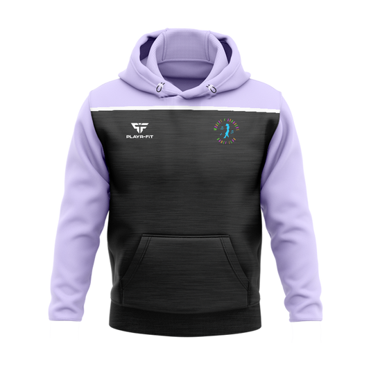 Movers & Groovers Dance Club Hoodie Spirit (Lilac, Black, White) Colour - Adults
