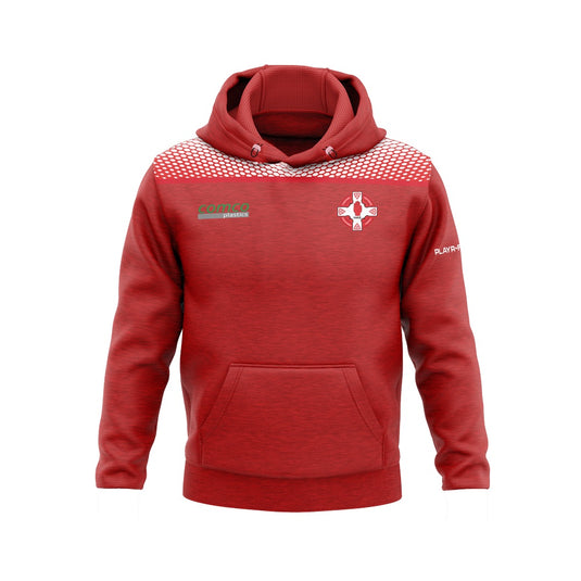 St Michaels GAC Magheralin Hoodie Spirit (Red/White) - Adults