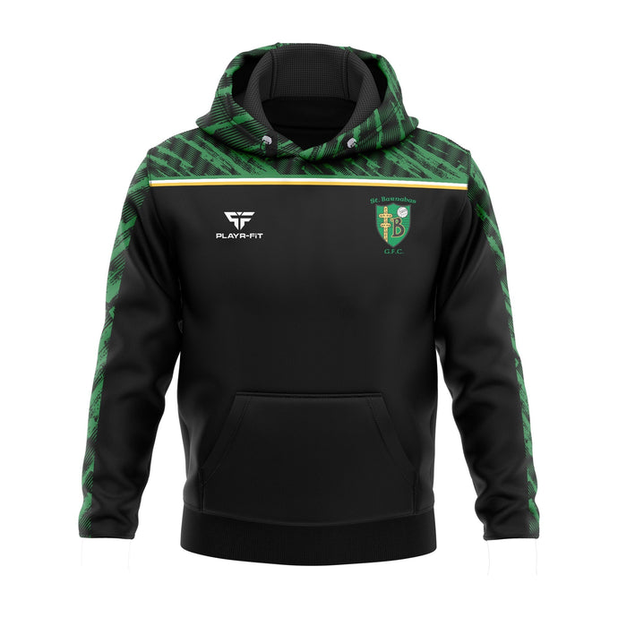 St Barnabas GFC NY Hoodie Spirit (Sublimated) Black/Green - Adults