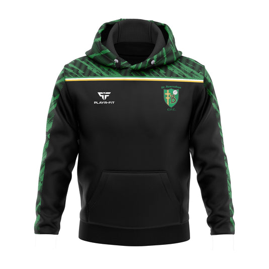 St Barnabas GFC NY Hoodie Spirit (Sublimated) Black/Green - Kids