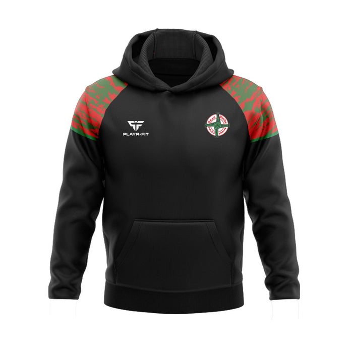 Dowdallshill GFAC Hoodie Stellar Sublimated (Black/Red/Green) - Adults