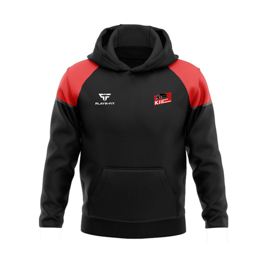 KJ Strength and Performance Hoodie Stellar (Black/Red) - Adults