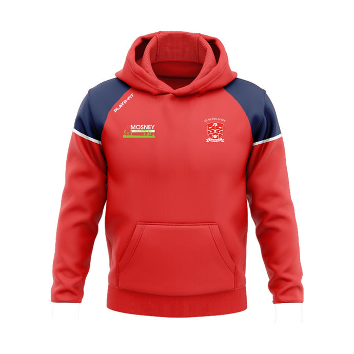 St Nicholas GFC Drogheda Hoodie Stellar (Red/Navy) - Adults