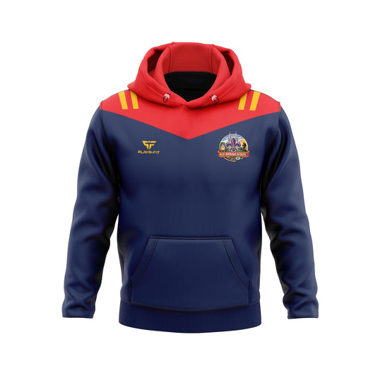 1st Armagh Scouts Hoodie Tenacity (Navy/Red/Yellow) - Kids