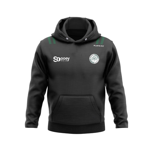 Dunloy FC Hoodie Tenacity (Black/Green) - Adults