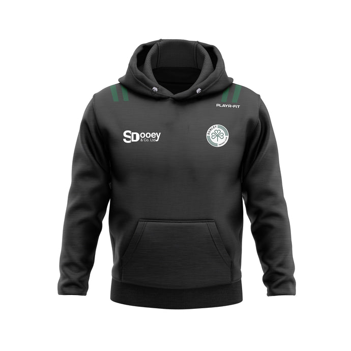 Dunloy FC Hoodie Tenacity (Black/Green) - Kids