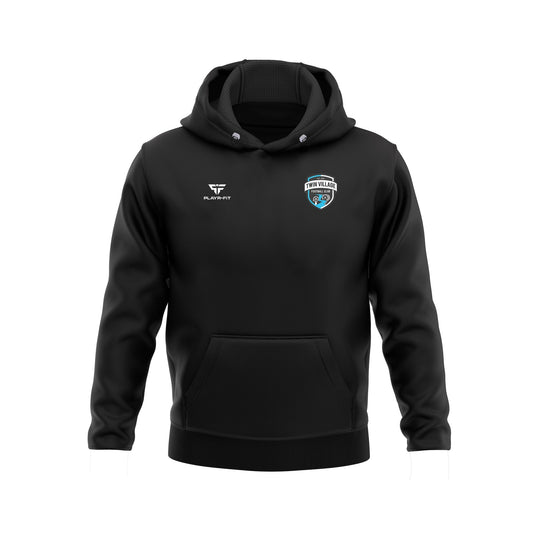 Twin Village FC Hoodie (Black) - Kids
