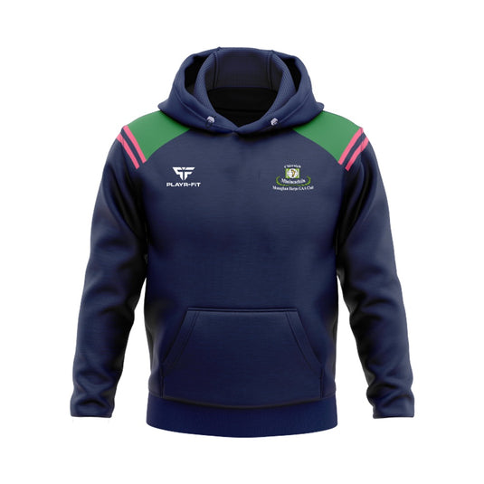 Monaghan Harps CLG Hoodie Vigour (Navy/Green/Pink) - Adults