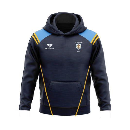 St Marys PS Barr Staff Hoodie Vigour (Navy/Sky/YellowGold) - Adults