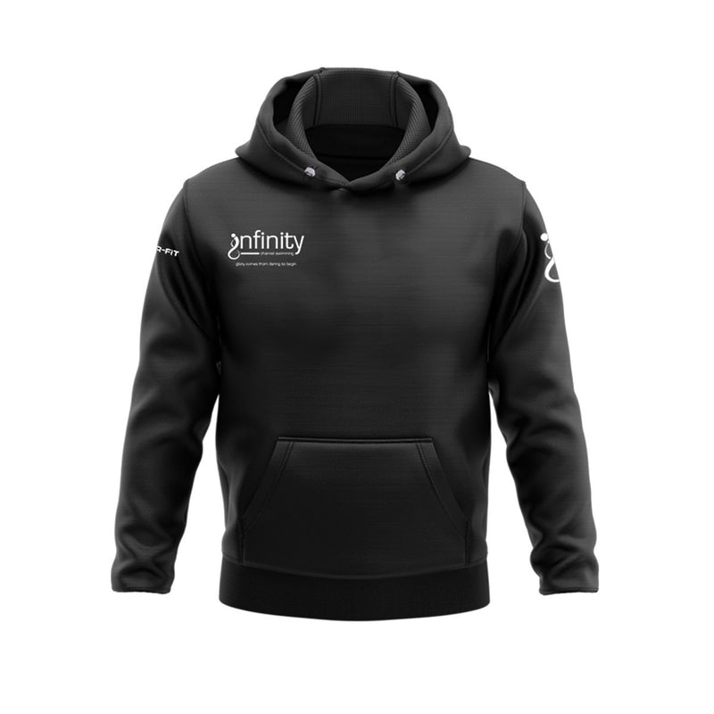 Load image into Gallery viewer, Infinity Channel Swimming Hoodie Tenacity Black - Adults
