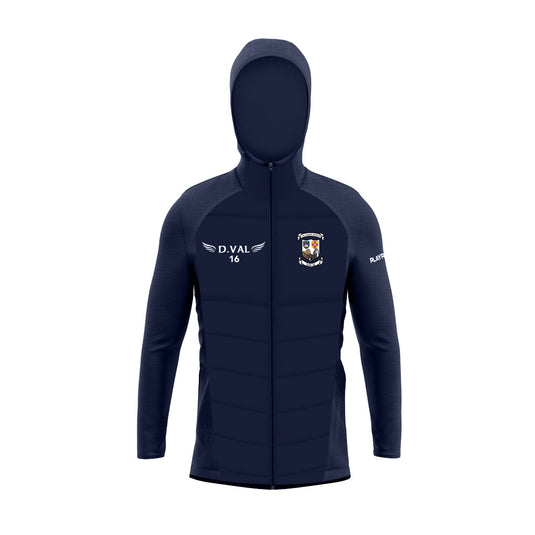 The Dylan Vallely Jersey Hybrid Jacket Navy - Kids