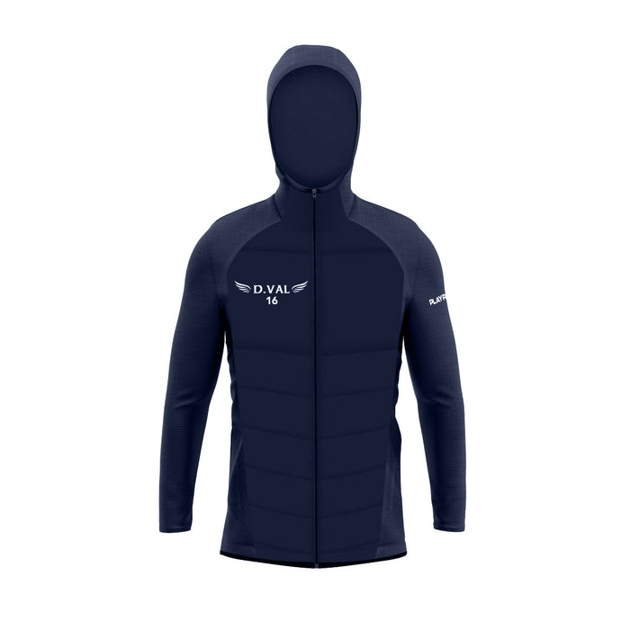 The Dylan Vallely Jersey Hybrid Jacket Navy - Kids