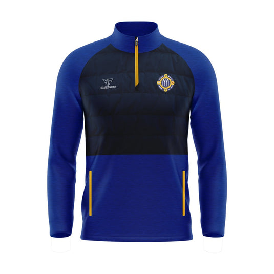 Clough Ballacolla Hurling Club Hybrid Midlayer (Blue/Navy) - Kids