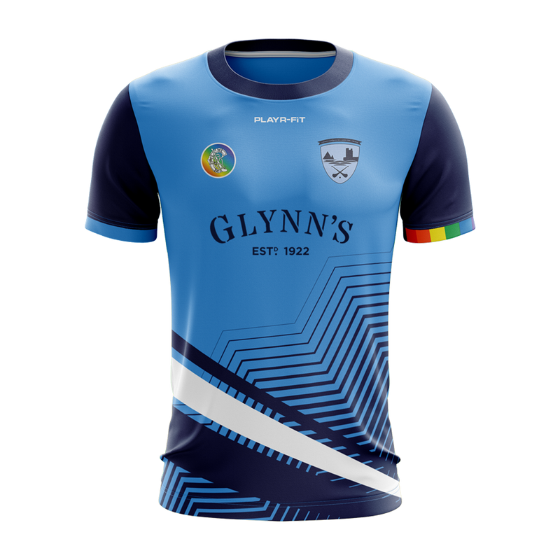 Load image into Gallery viewer, Oranmore Maree Camogie Jersey Senior Camogie Sky Blue - Adults
