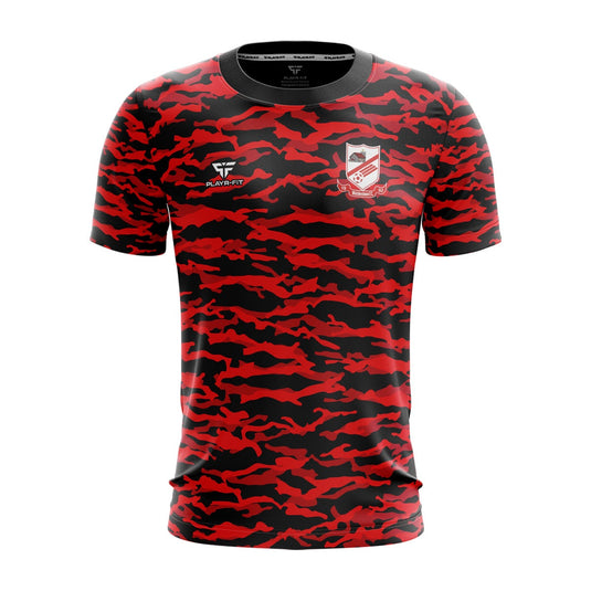 Walshestown FC Jersey (Black/Red) - Adults