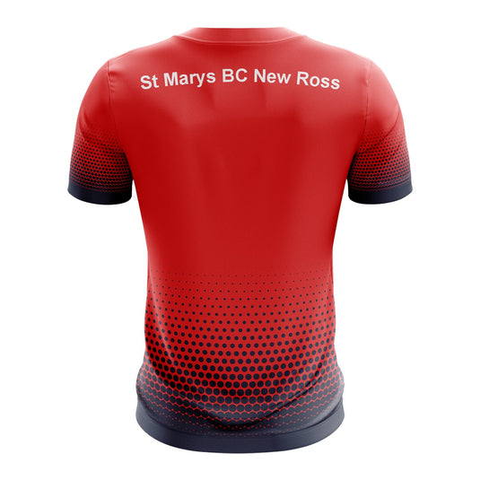 St Marys Boxing Club New Ross Jersey (A14 Red) - Adults