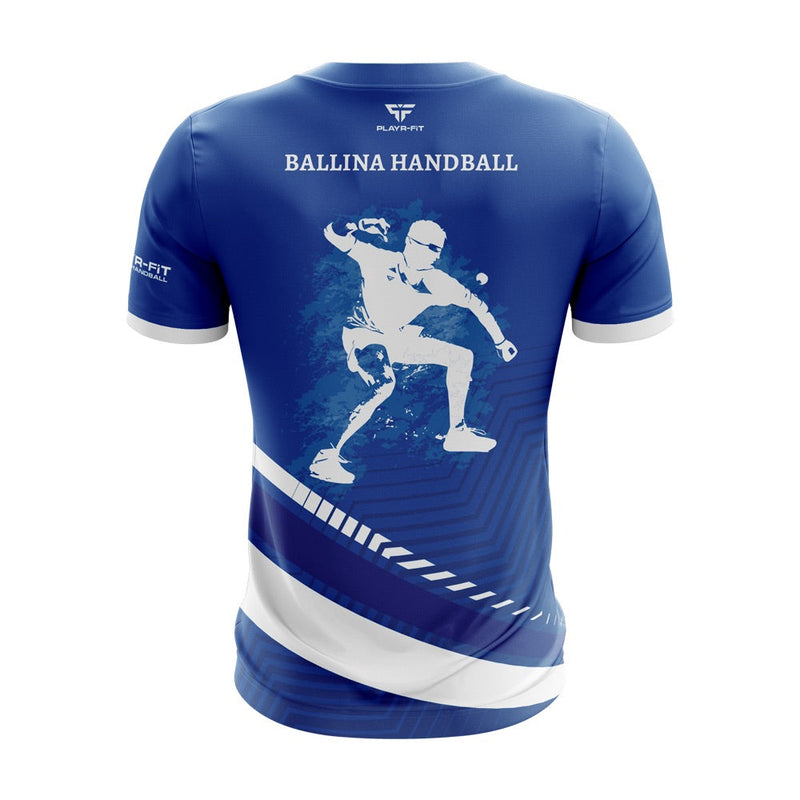 Load image into Gallery viewer, Ballina Handball Club Jersey A36 (Blue/White) - Kids
