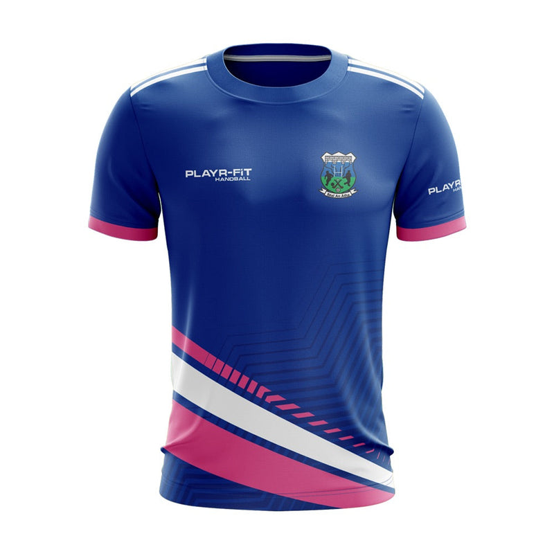 Load image into Gallery viewer, Ballina Handball Club Jersey A36 (Blue/Pink) - Kids
