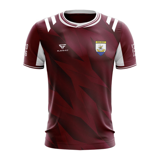 All Ireland Hurling Supporters Jersey (Galway) - Adults