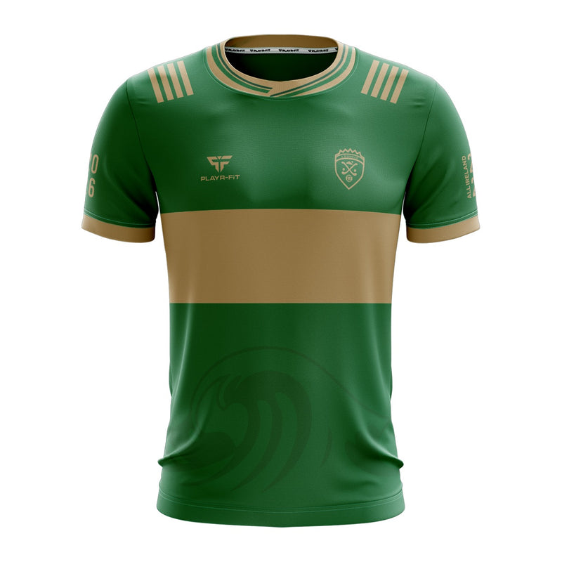 Load image into Gallery viewer, All Ireland Gaelic Supporters Jersey (Kerry) - Adults
