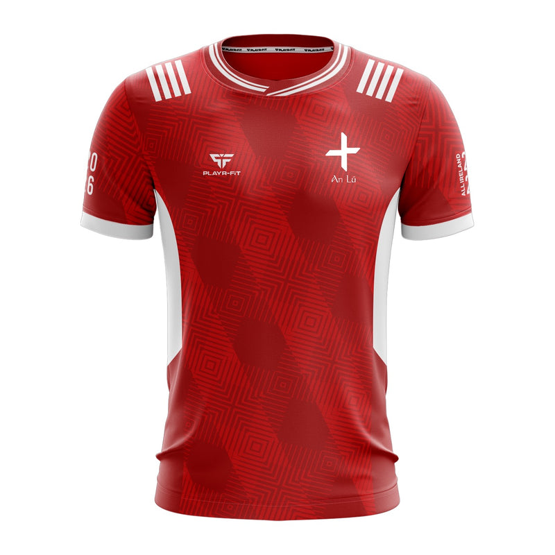Load image into Gallery viewer, All Ireland Gaelic Supporters Jersey (Louth) - Adults
