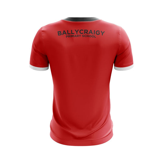 Ballycraigy PS Students Jersey B08 (Red/Black) - Kids
