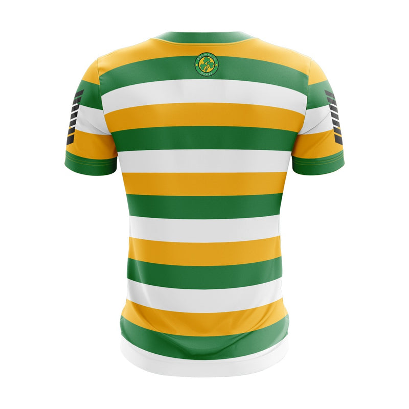 Load image into Gallery viewer, Shamrock Gaels Armagh Jersey B23 White/Green/YellowGold (Girls) - Adults
