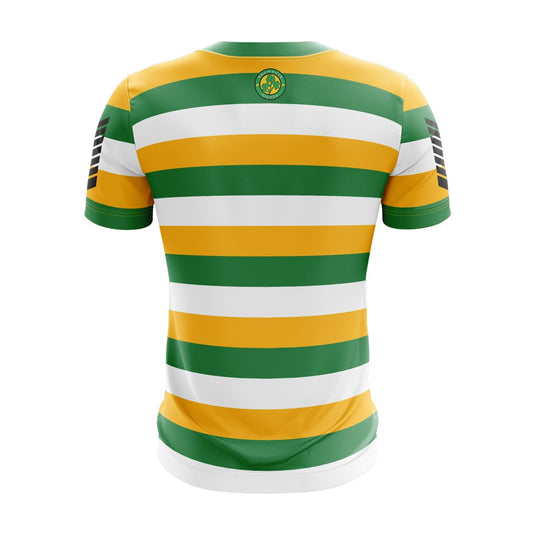 Shamrock Gaels Armagh Jersey B23 White/Green/YellowGold (Girls) - Adults
