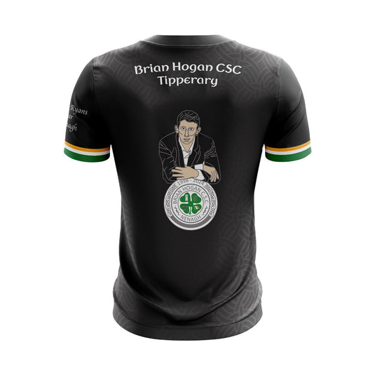Brian Hogan CSC Tipperary Round Neck Jersey Custom (Black) - Adults