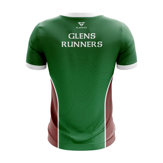 Glens Runners Running Jersey (Short Sleeve Light Mesh) - Adults