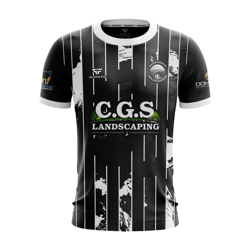 Load image into Gallery viewer, Gullion Youth FC Jersey 2016 Home (Black) - Kids
