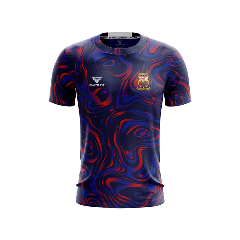 Load image into Gallery viewer, Scarva Rangers FC Jersey Navy/Blue/Red - Adults
