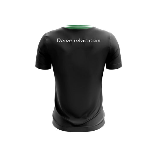 Wolfe Tone GAC Derrymacash Jersey Custom Black - Kids