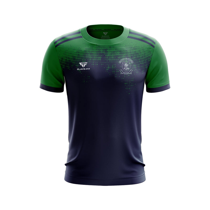 Load image into Gallery viewer, St Malachys PS Castlewellan Students Jersey D01 (Navy/Green) - Adults
