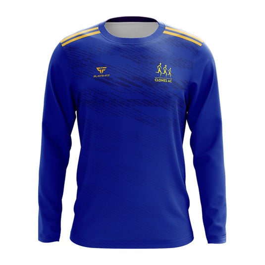 Clones Athletics Club Jersey (Long Sleeve) Running Top - Kids