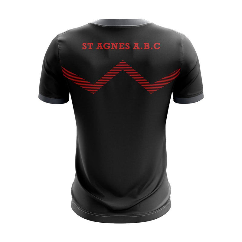 Load image into Gallery viewer, St Agnes Boxing Club Belfast Jersey D24 (Black/Red) - Kids
