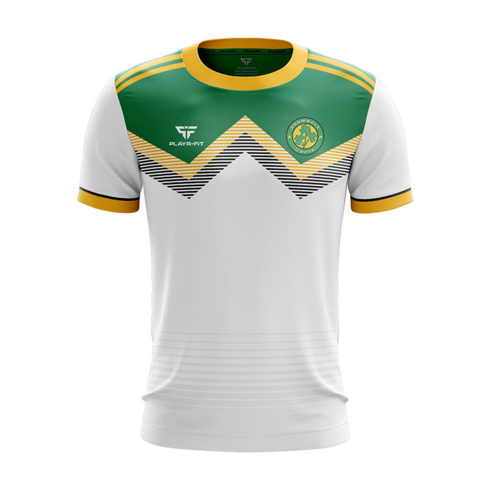 Shamrock Gaels Armagh Jersey D24 (White/Green/YellowGold) - Adults