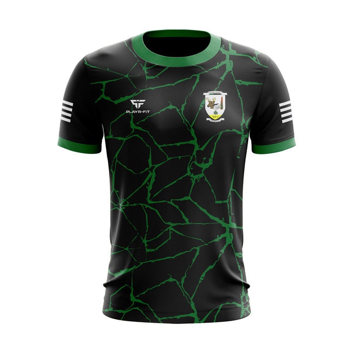 Rockcorry CLG Jersey E13 (Black/Green) - Adults