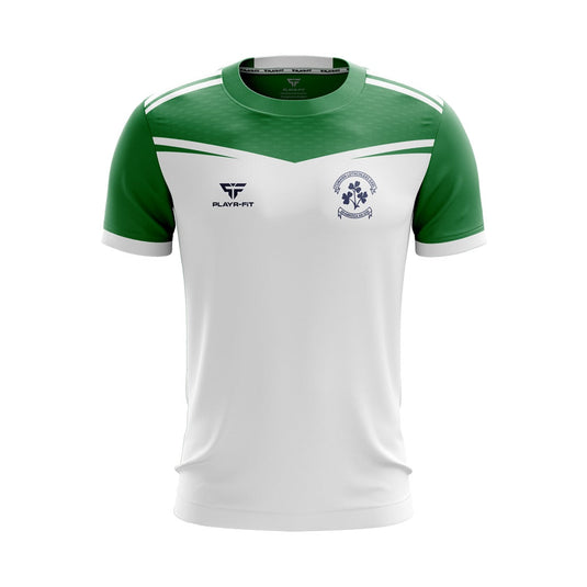 Newry Shamrocks GAC Jersey E14 (White/Green) - Kids