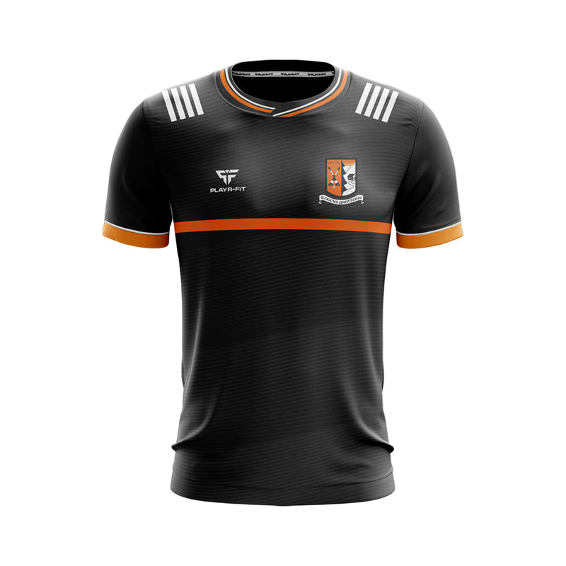 Load image into Gallery viewer, Knocks Grattans Hurling Jersey E21 Black - Kids
