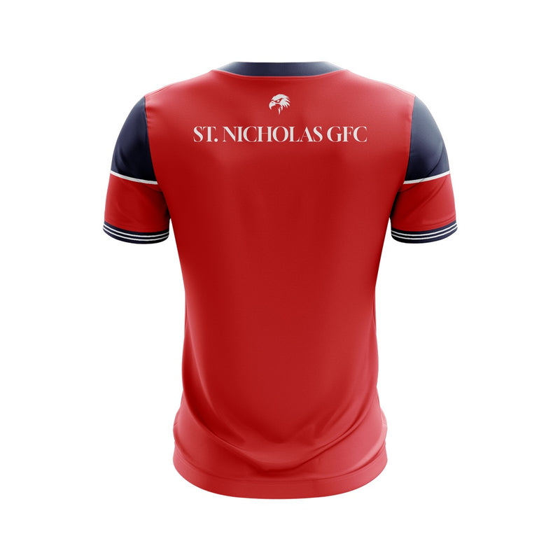 Load image into Gallery viewer, St Nicholas GFC Drogheda Jersey E34 (Red) - Adults
