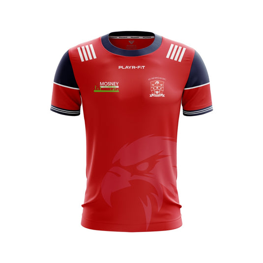 St Nicholas GFC Drogheda Jersey E34 (Red) - Adults