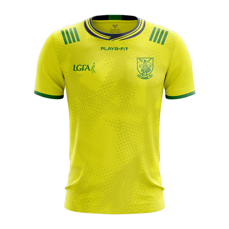 Load image into Gallery viewer, Clonee Wexford LGFA Jersey (F02 Training Yellow) - Kids
