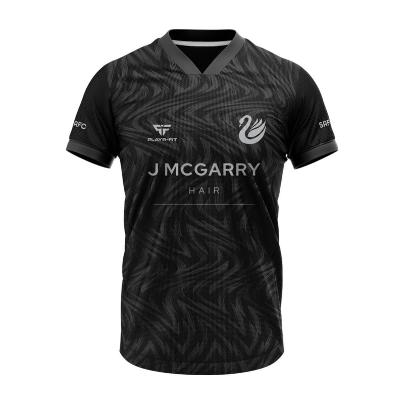 Load image into Gallery viewer, Sixmile Athletic FC Black Custom Jersey - Adults
