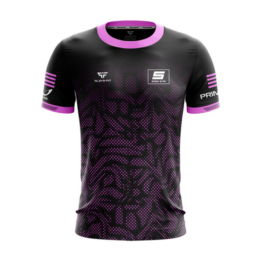 SONA Gym Jersey Athletic Fit (Black/Pink) - Kids