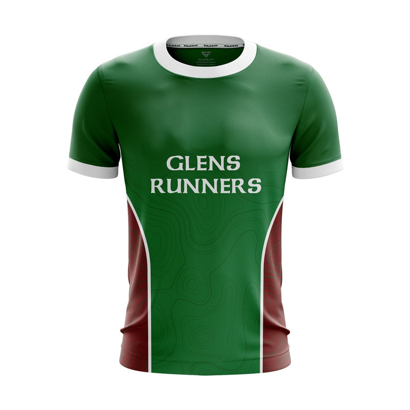 Load image into Gallery viewer, Glens Runners Running Jersey (Short Sleeve Light Mesh) - Adults
