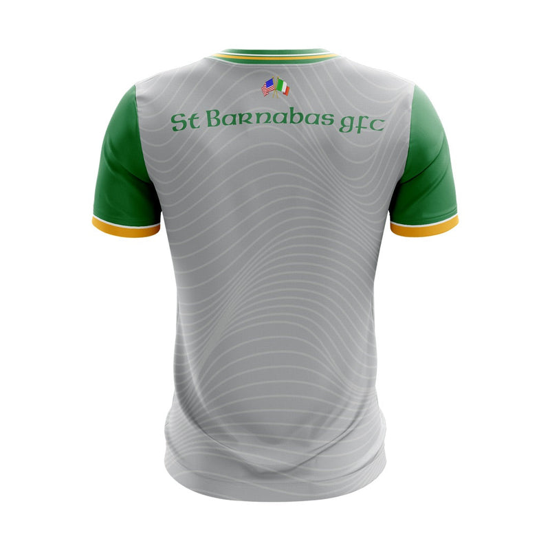 Load image into Gallery viewer, St Barnabas GFC NY Jersey Waves (Grey) - Kids

