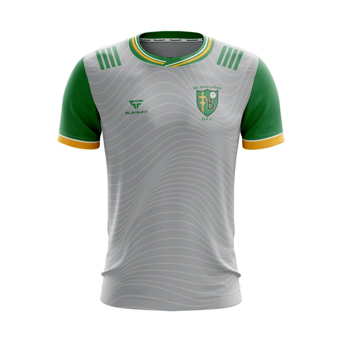 St Barnabas GFC NY Jersey Waves (Grey) - Adults