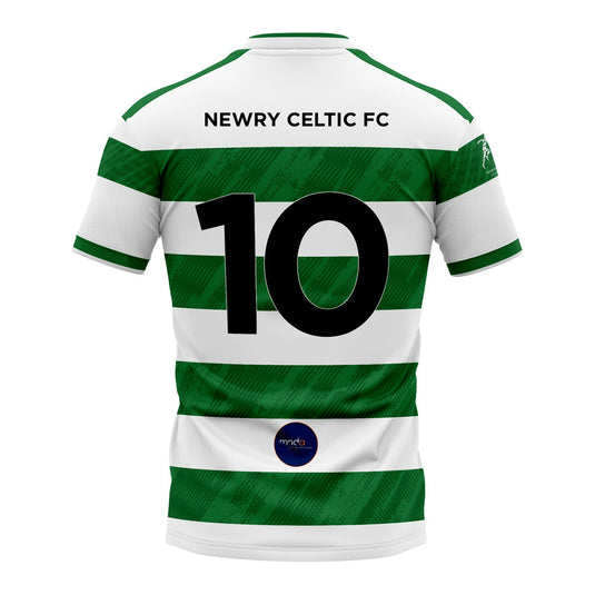 Newry Celtic FC Pro Jersey Home (White/Green) - Adults
